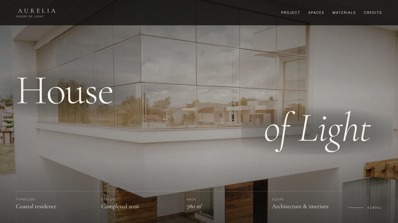 Aurelia Residence — House of Light — Landing page • Seawin Tech