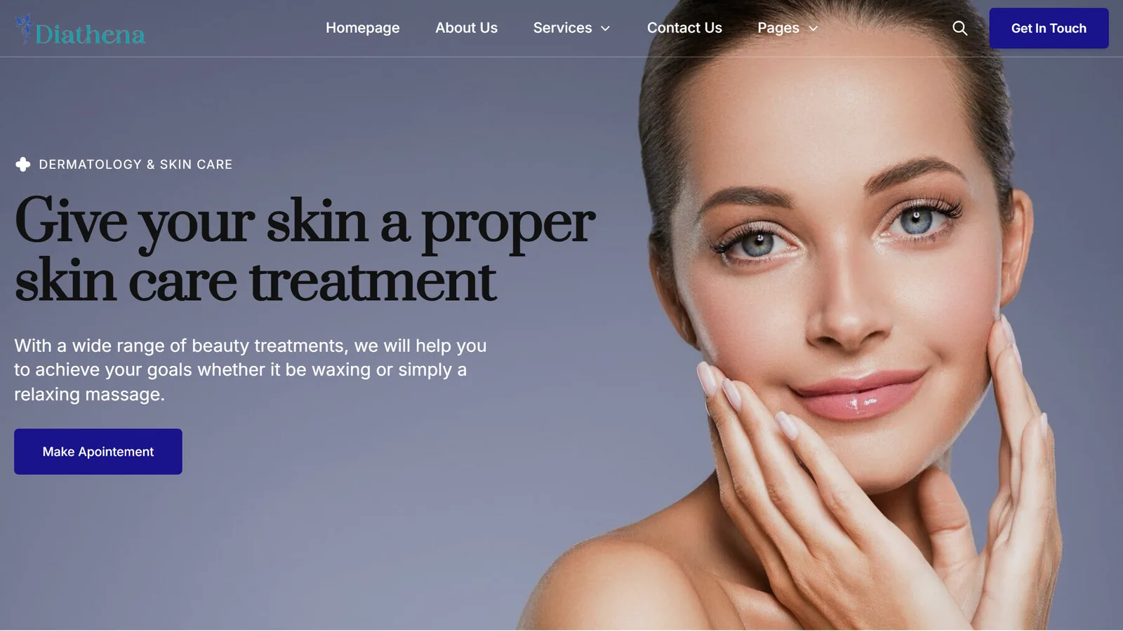 Beauty Care Clinic Landing — Landing page • Seawin Tech