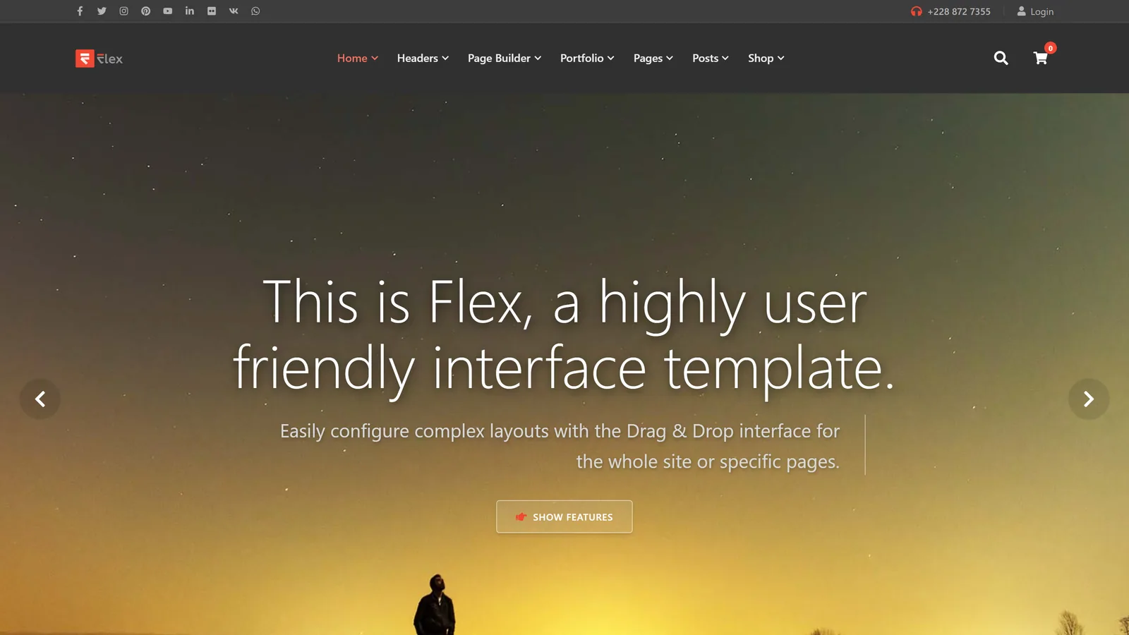 Flex Multi-Purpose Website — Landing page • Seawin Tech