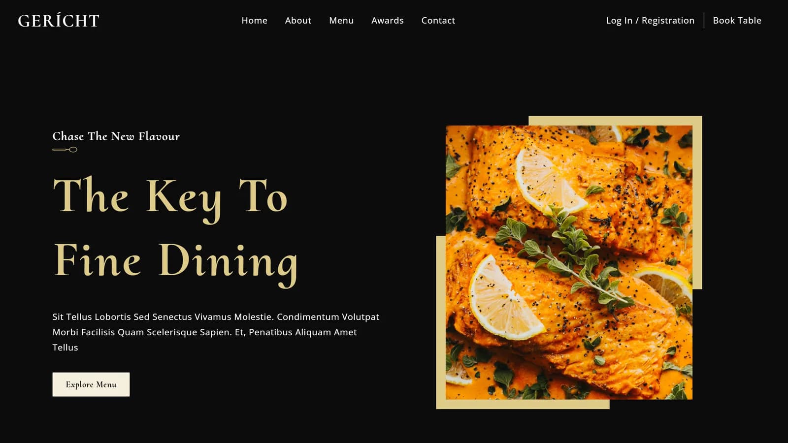 Restaurant Landing Page 2 — Landing page • Seawin Tech
